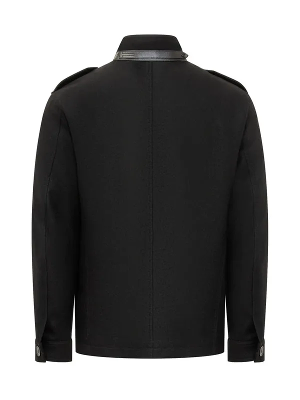 Japanese Stand Collar Wool Jacket