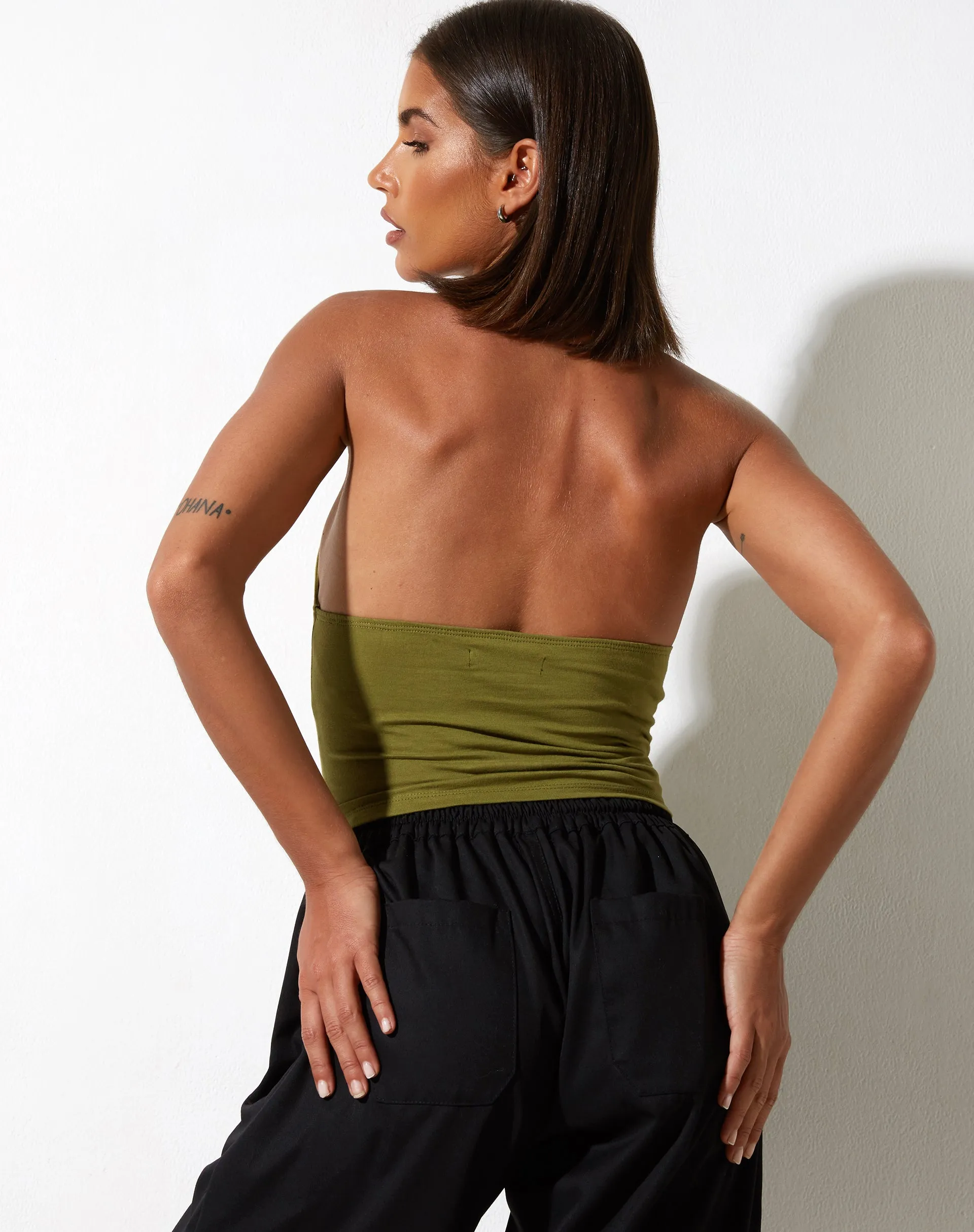 Jarisya Top in Khaki