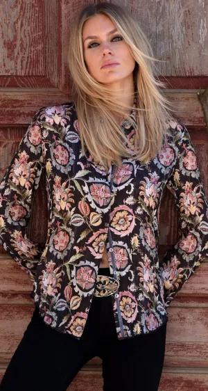 JAVA BLOOM BUTTON DOWN SHIRT