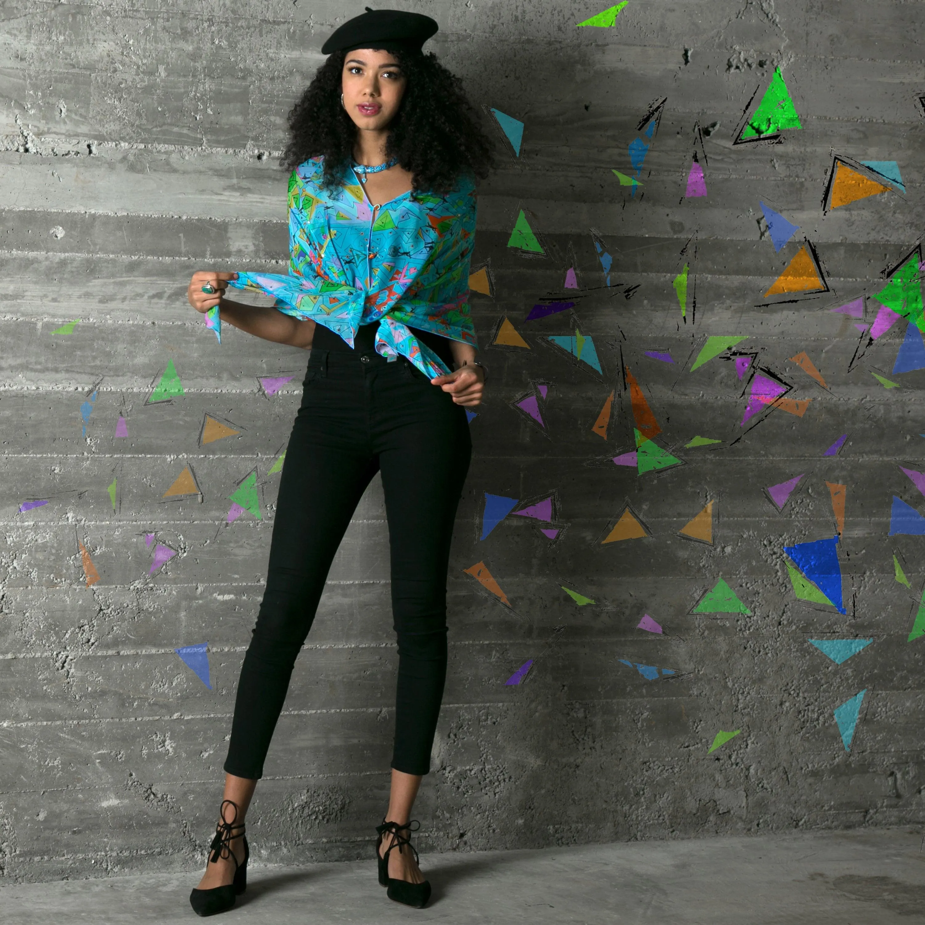 Jazz Silk Chiffon Scarf Wrap
