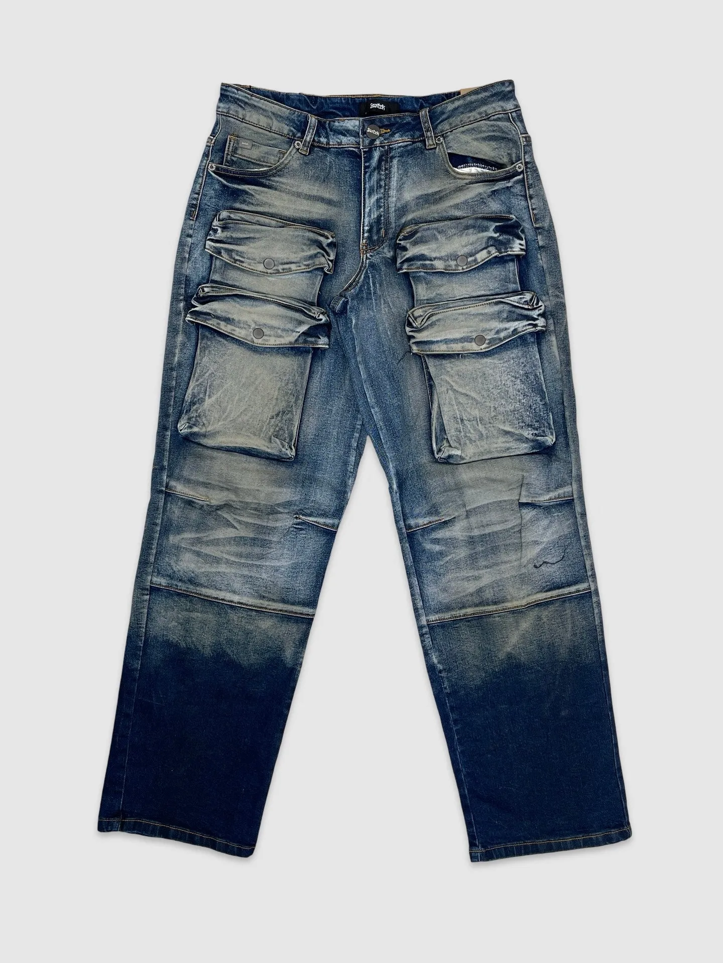 JDS-SF4690-Cargo 3D Pocket Pants