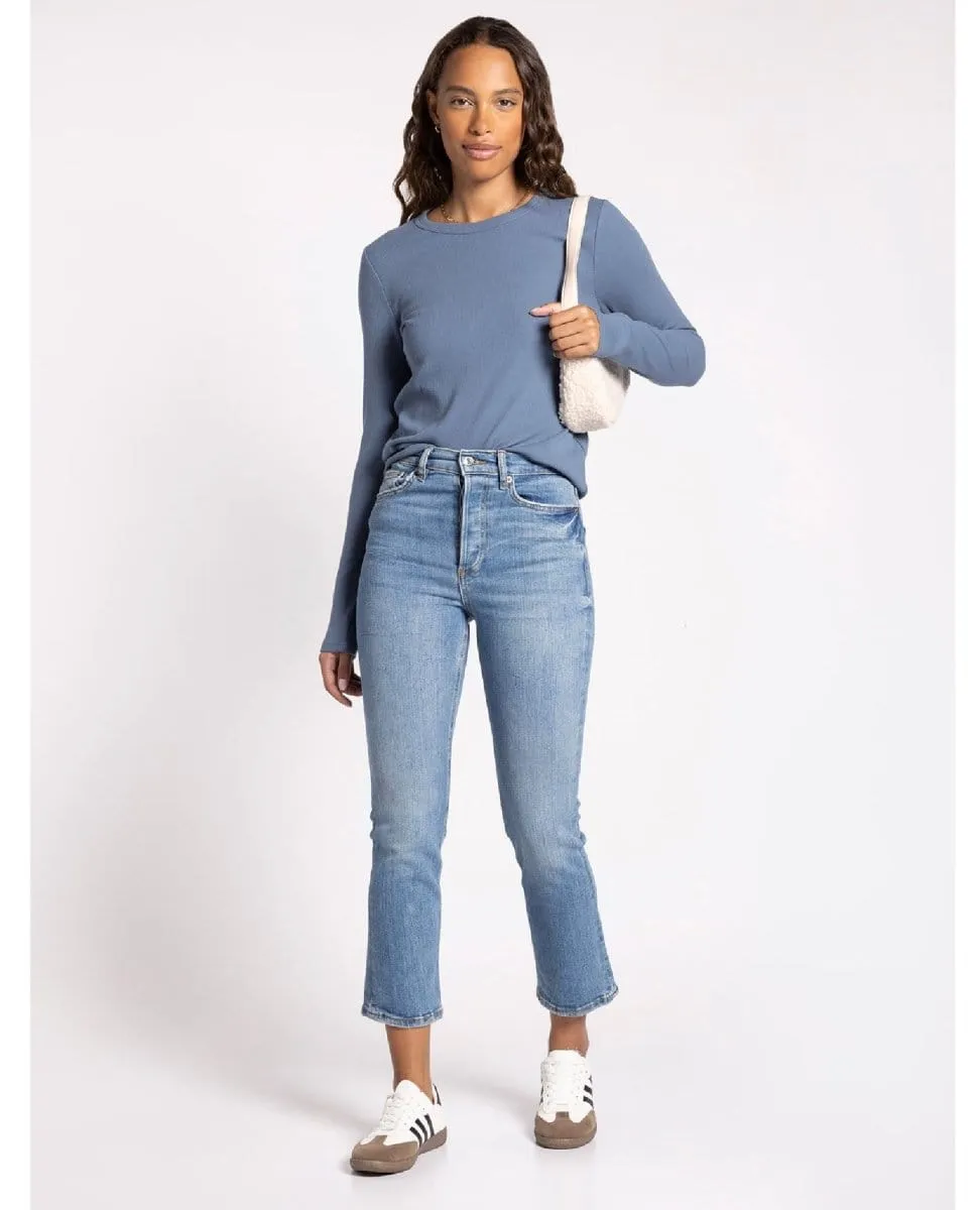 Jess Long Sleeve Ocean Storm
