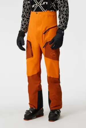 J.Lindeberg Mens Aerial Bib Pro Shell SKI Pant - Cinnamon Stick
