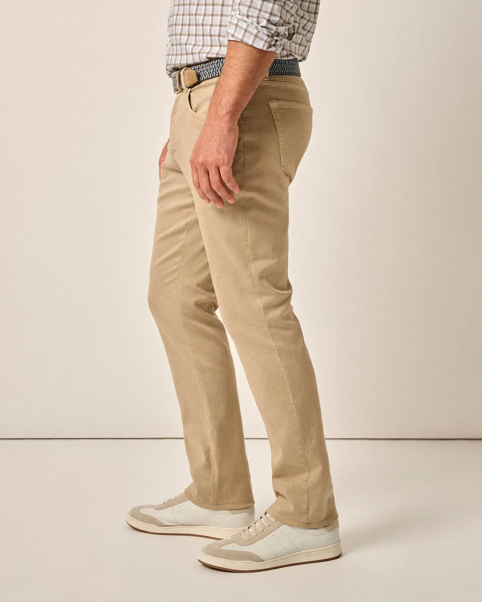 johnnie-O Caramel Sateen 5-Pocket 30" Pant , Style #JMPA100050