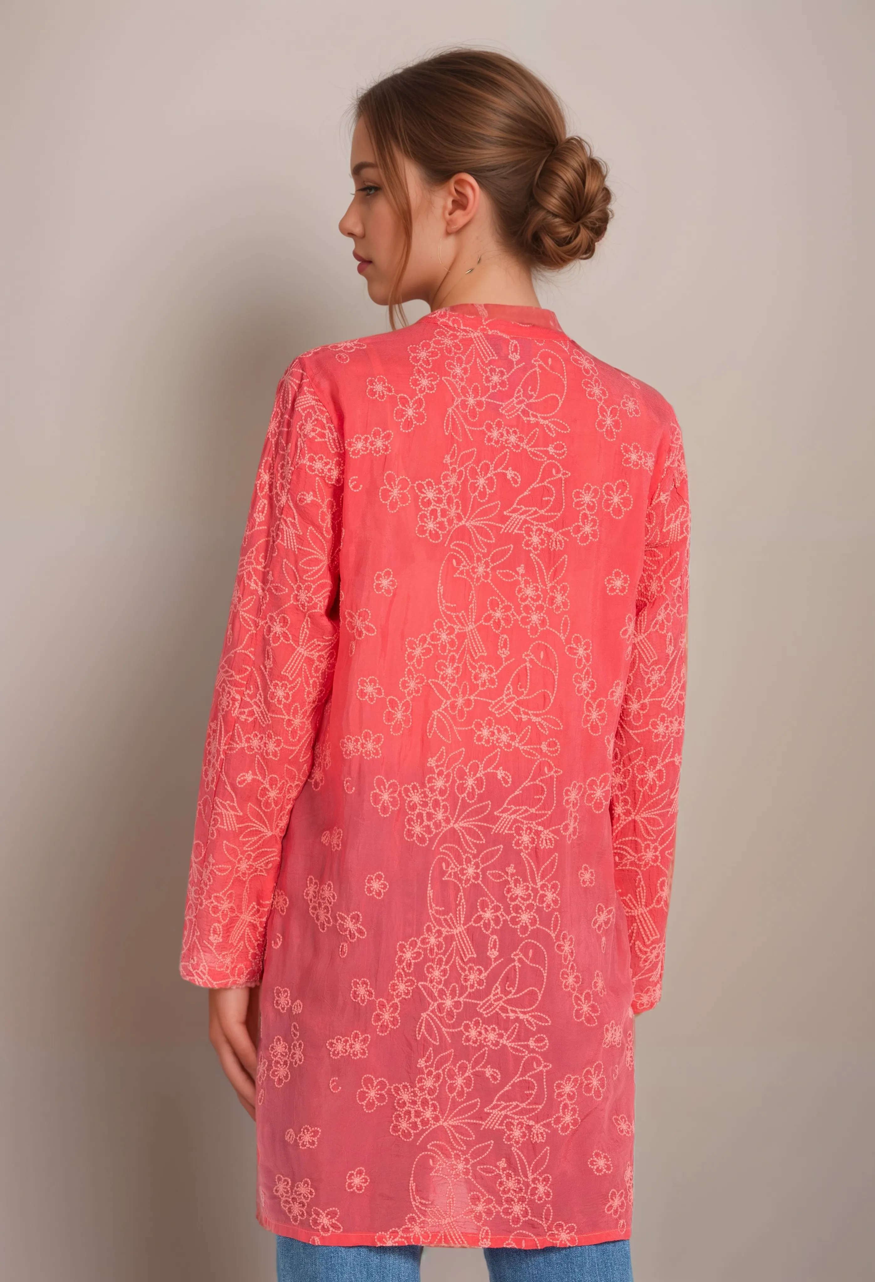 Johnny Was  Birdie Marisol Embroidered Tunic Top C24823 NEW *