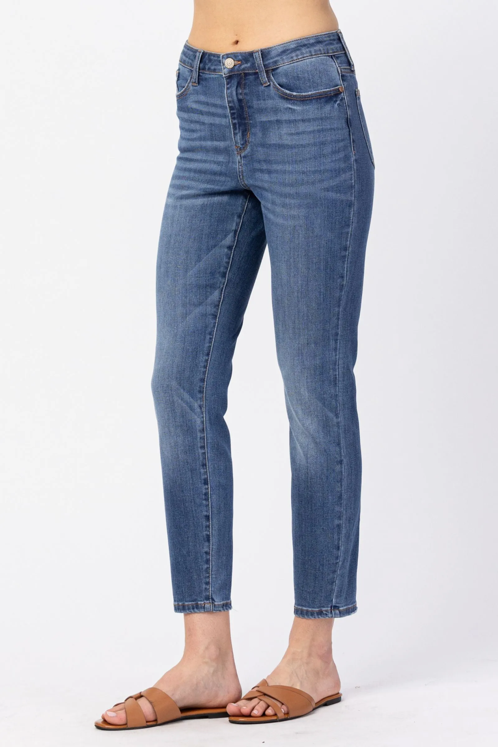 Judy Blue | Mia | Medium Wash High Rise Slim Jeans