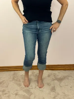 Judy Blue Tummy Control Cuffed/Uncuffed Jeans