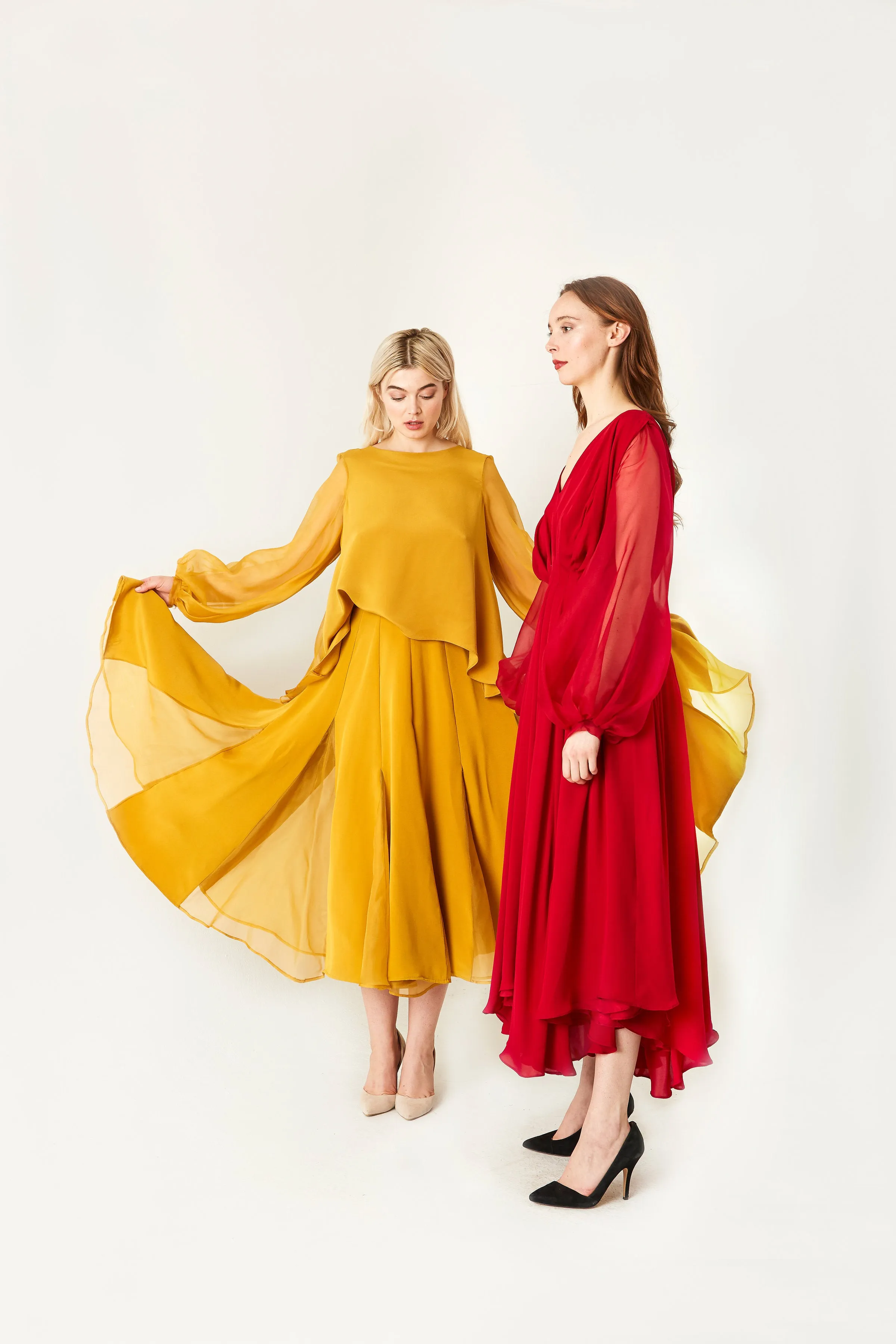 Juli Silk Organza Skirt