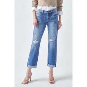 Kancan Midrise Boyfriend Capri