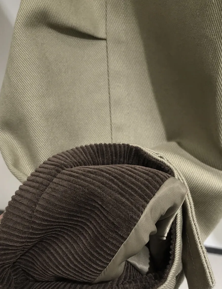 Khaki Corduroy Country Jacket-BESTSELLER