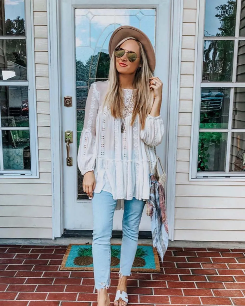 Kiss Lace Tunic Top