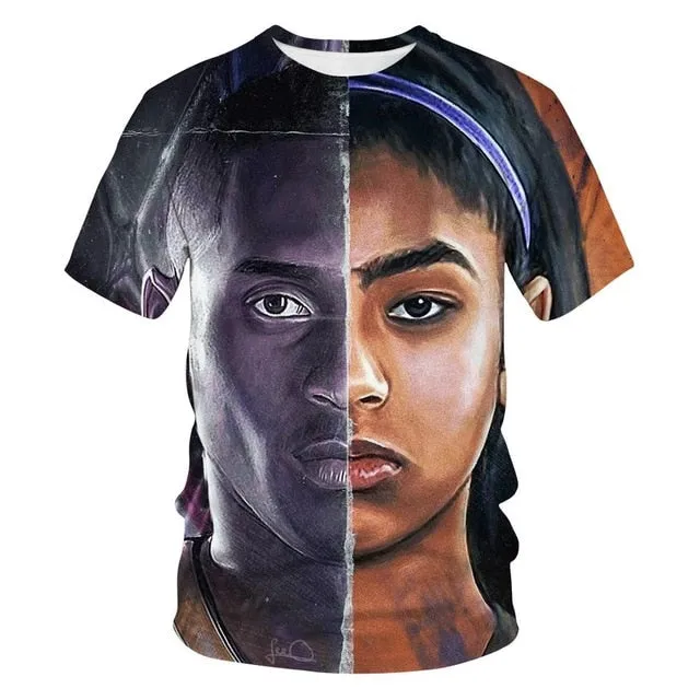 Kobe Bryant 3D printed short sleeved T-shirt
