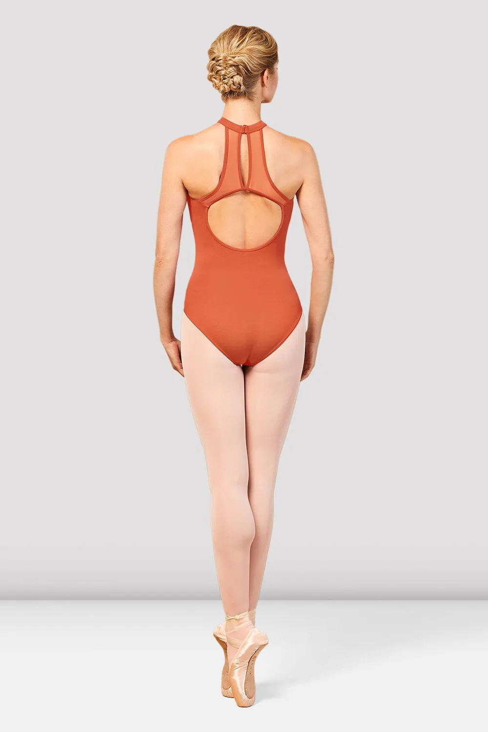 Ladies Nala Halter Neck Open Back Leotard