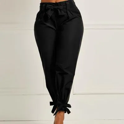 Ladies'casual Trousers Solid Color Waist-closing SlacksPants Fashionable Pants Plus Size