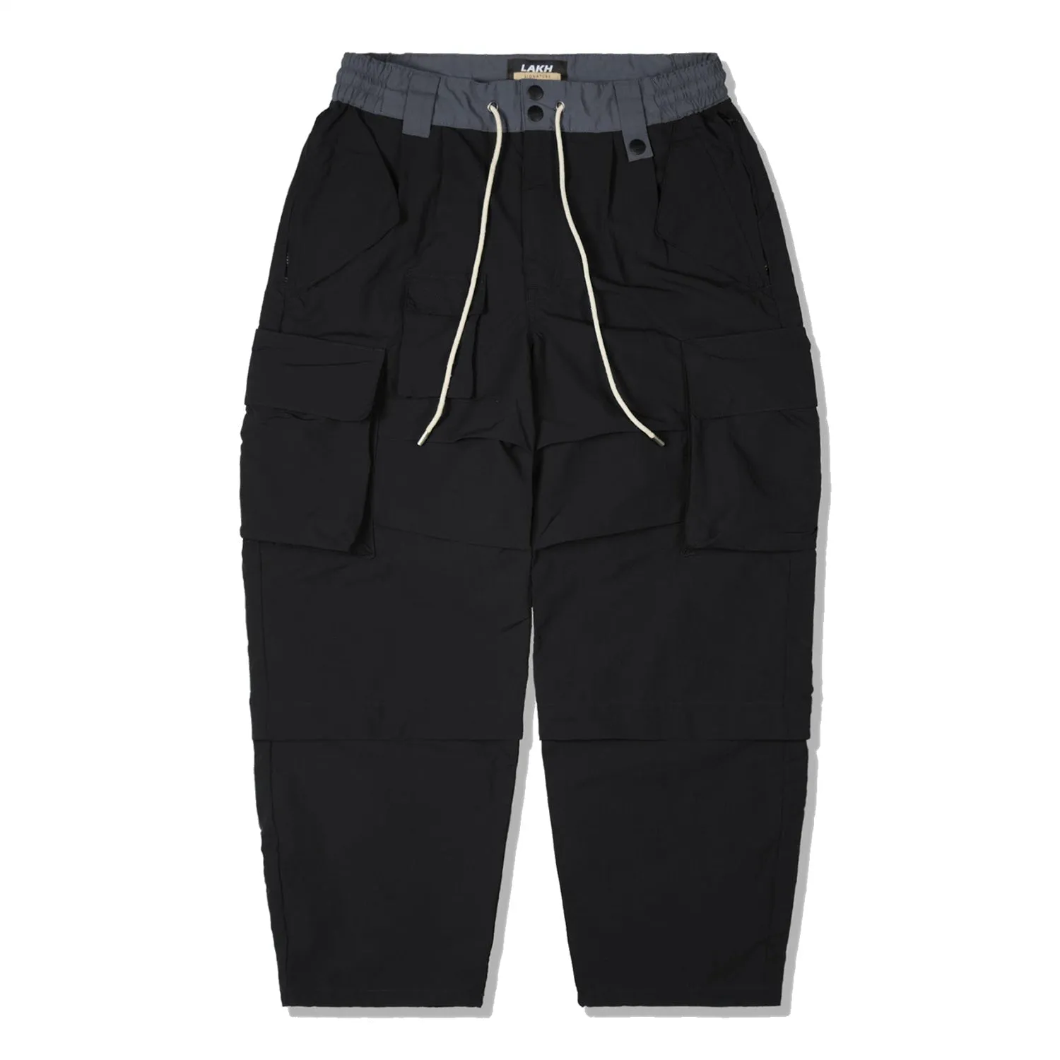 LAKH Adjustable Cargo Pants Black