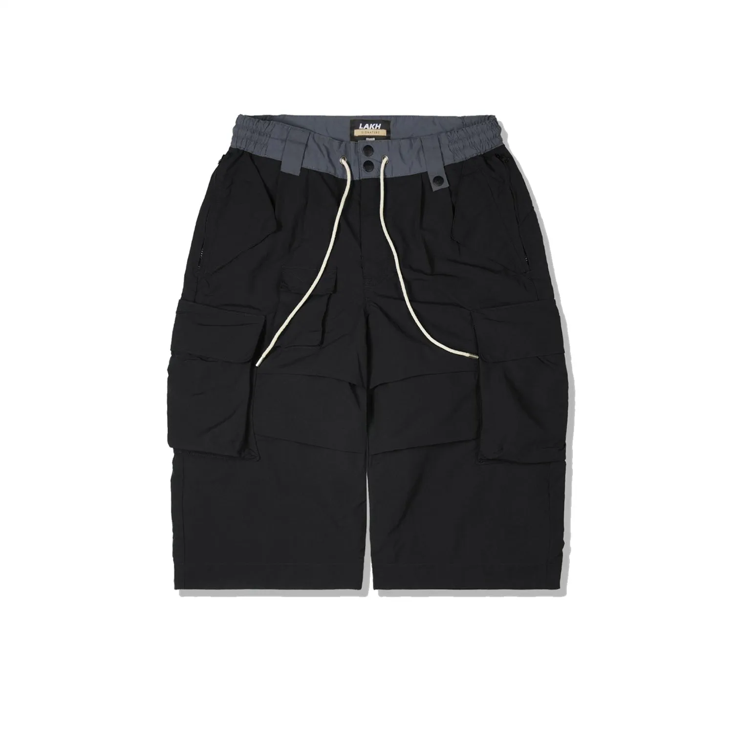 LAKH Adjustable Cargo Pants Black