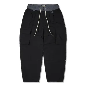 LAKH Adjustable Cargo Pants Black