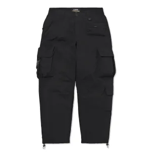 LAKH Men Functional Ten Pockets Cargo Pants Black