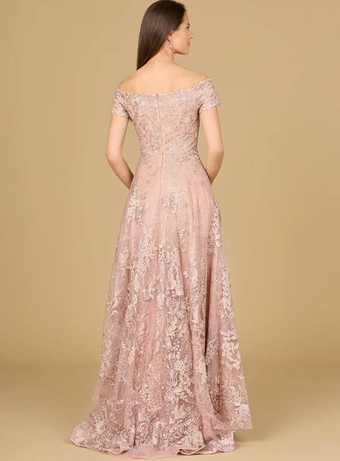 Lara Off Shoulder A-Line Gown 29122