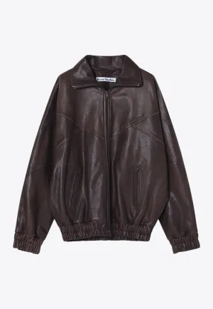 Leather Zipped Jacket