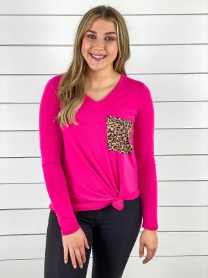 Leopard Love V-Neck Top