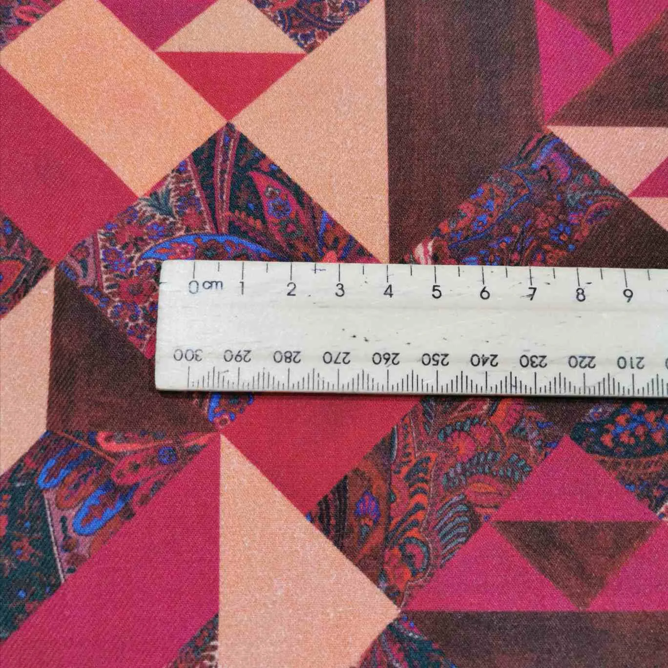 Liberty Lantana Cotton Wool Blend, Patchwork Paisley