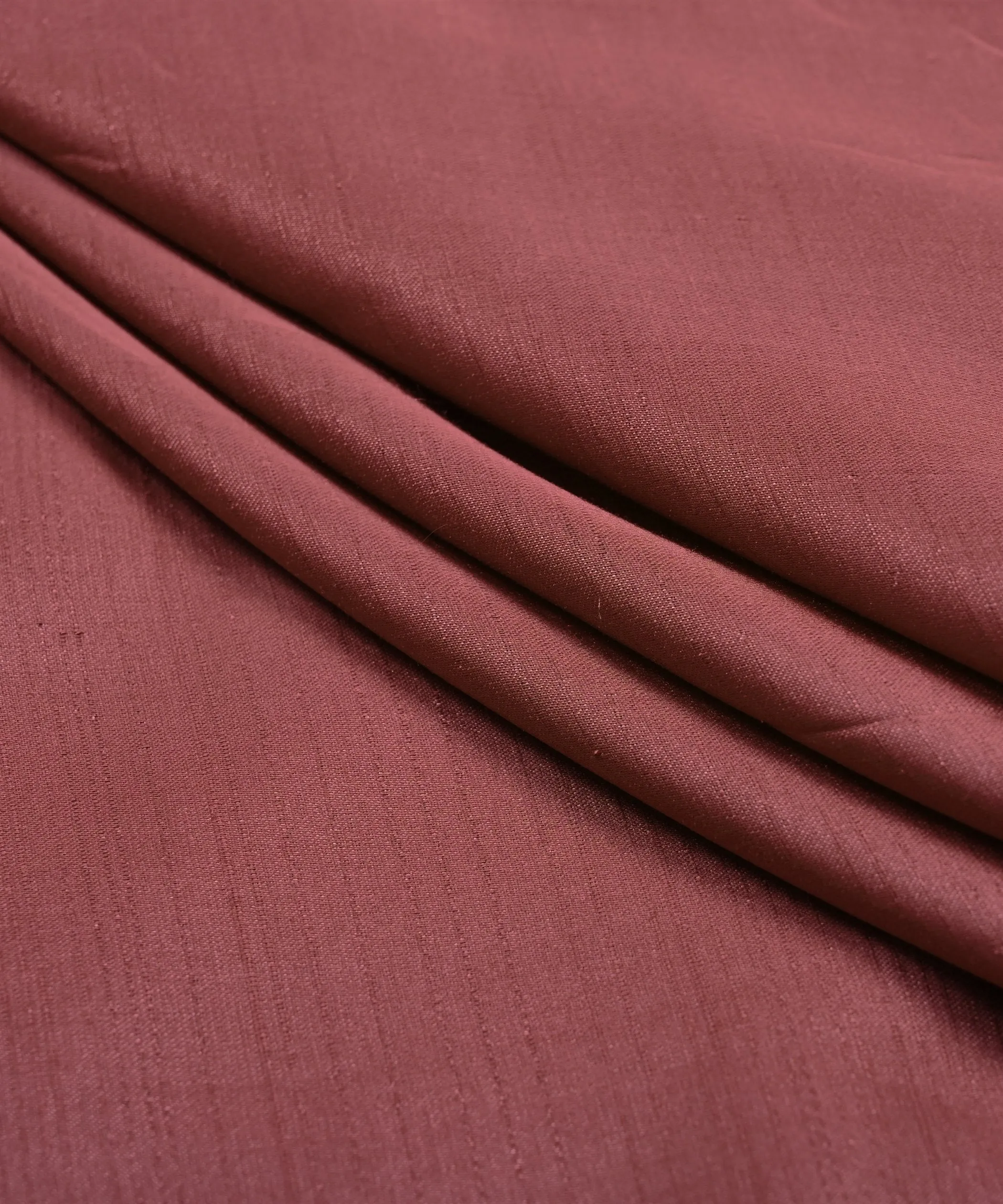 Light Brown Plain Satin Georgette Slub Fabric