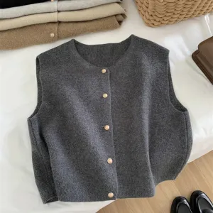 Lily | Knitted Waistcoat for Perfect Layering