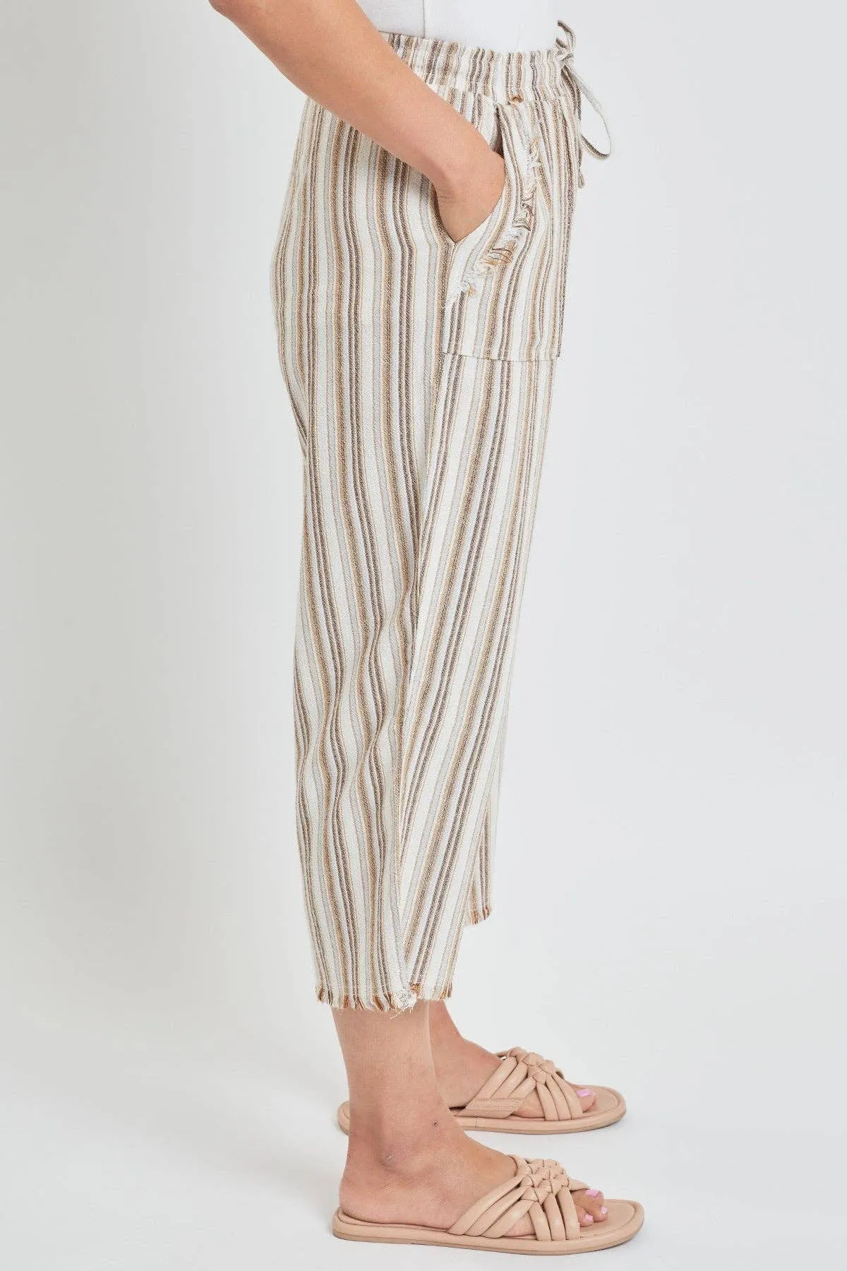 Linen Capri Pants