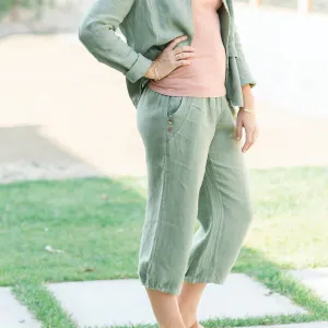 Linen Capris