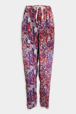 Linsley Pant in Red Multi