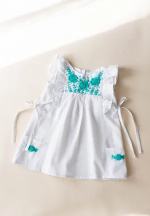 Lola Dress in Agua