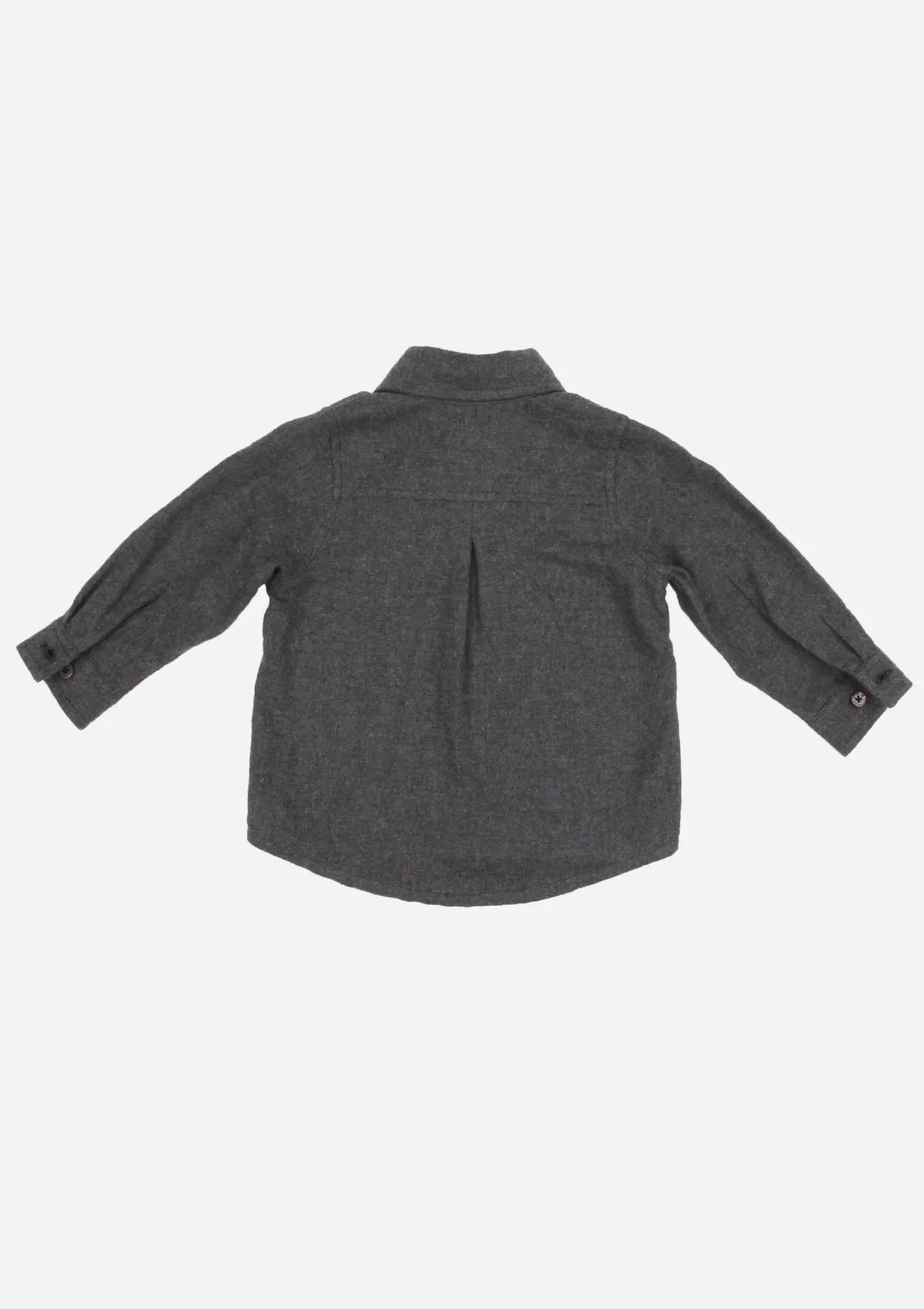 Long Sleeve Fox Shirt, Charcoal