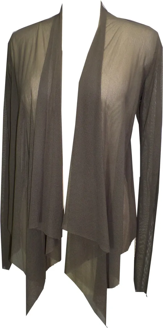 Long Sleeve Mesh Cover Up