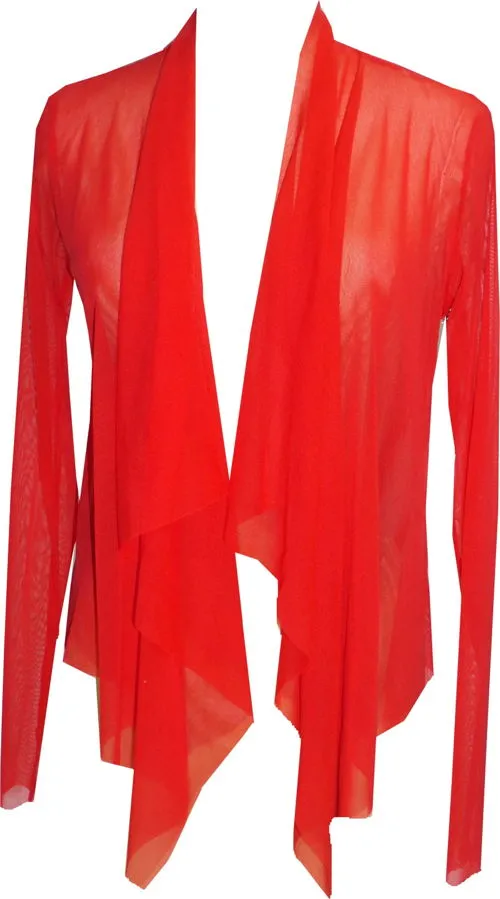 Long Sleeve Mesh Cover Up