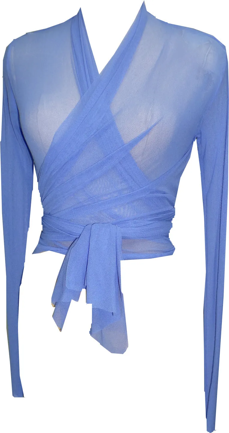 Long Sleeve Mesh Cover Up