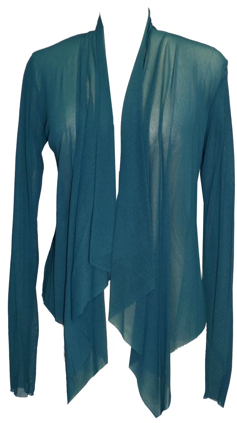Long Sleeve Mesh Cover Up