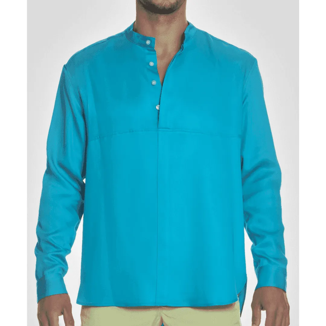 Long-Sleeve Shirt Turquoise