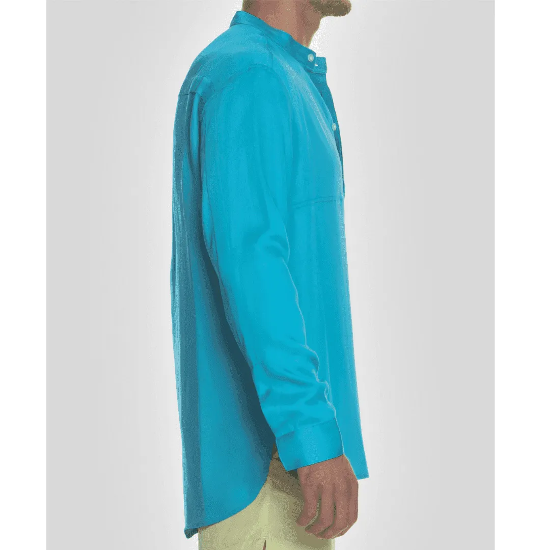Long-Sleeve Shirt Turquoise