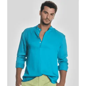 Long-Sleeve Shirt Turquoise