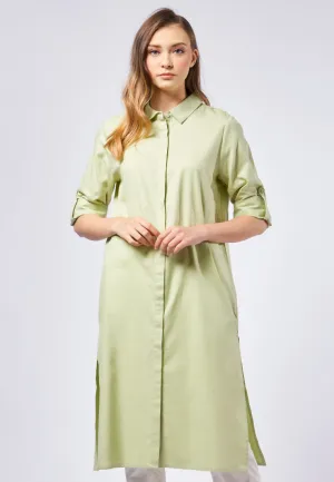 Long Sleeve Tunic with Slit