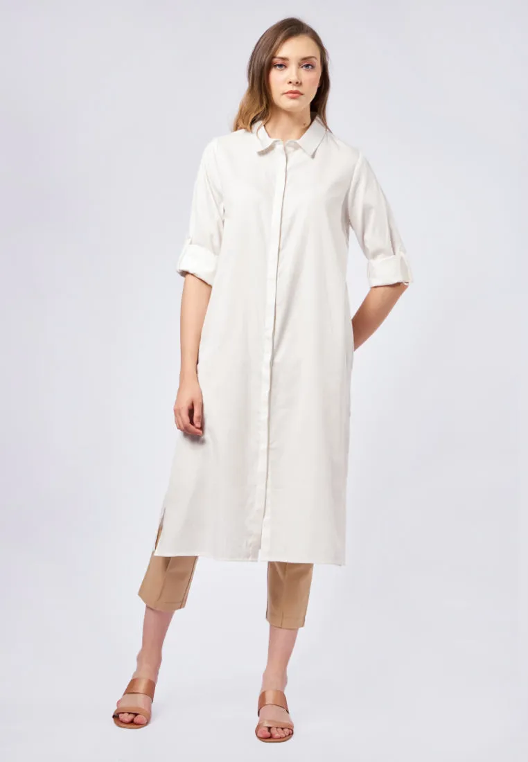 Long Sleeve Tunic with Slit