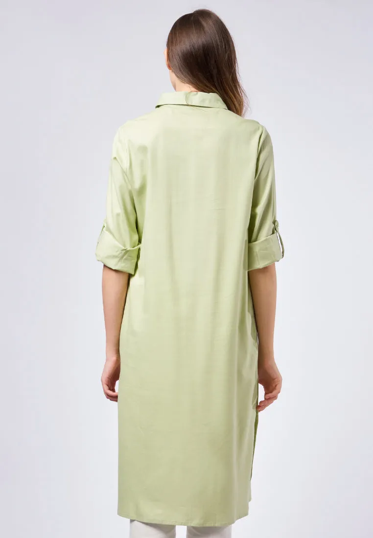 Long Sleeve Tunic with Slit