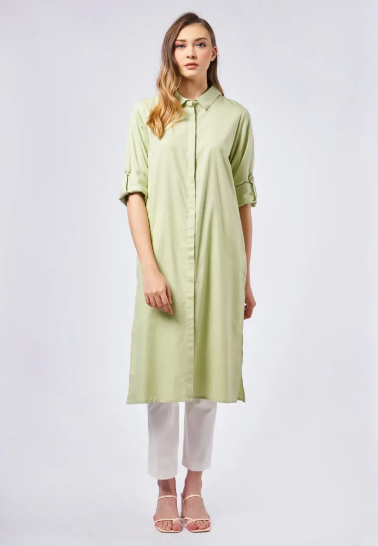 Long Sleeve Tunic with Slit