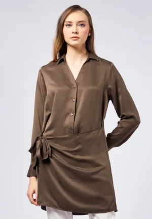 Long Sleeve Wrap Tunic