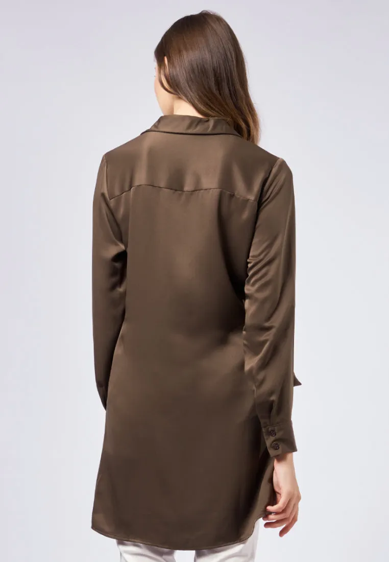 Long Sleeve Wrap Tunic