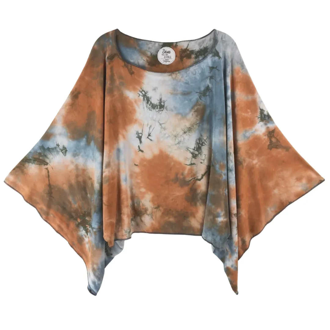 Luna Midwaist Tie Dye Top - Cholla