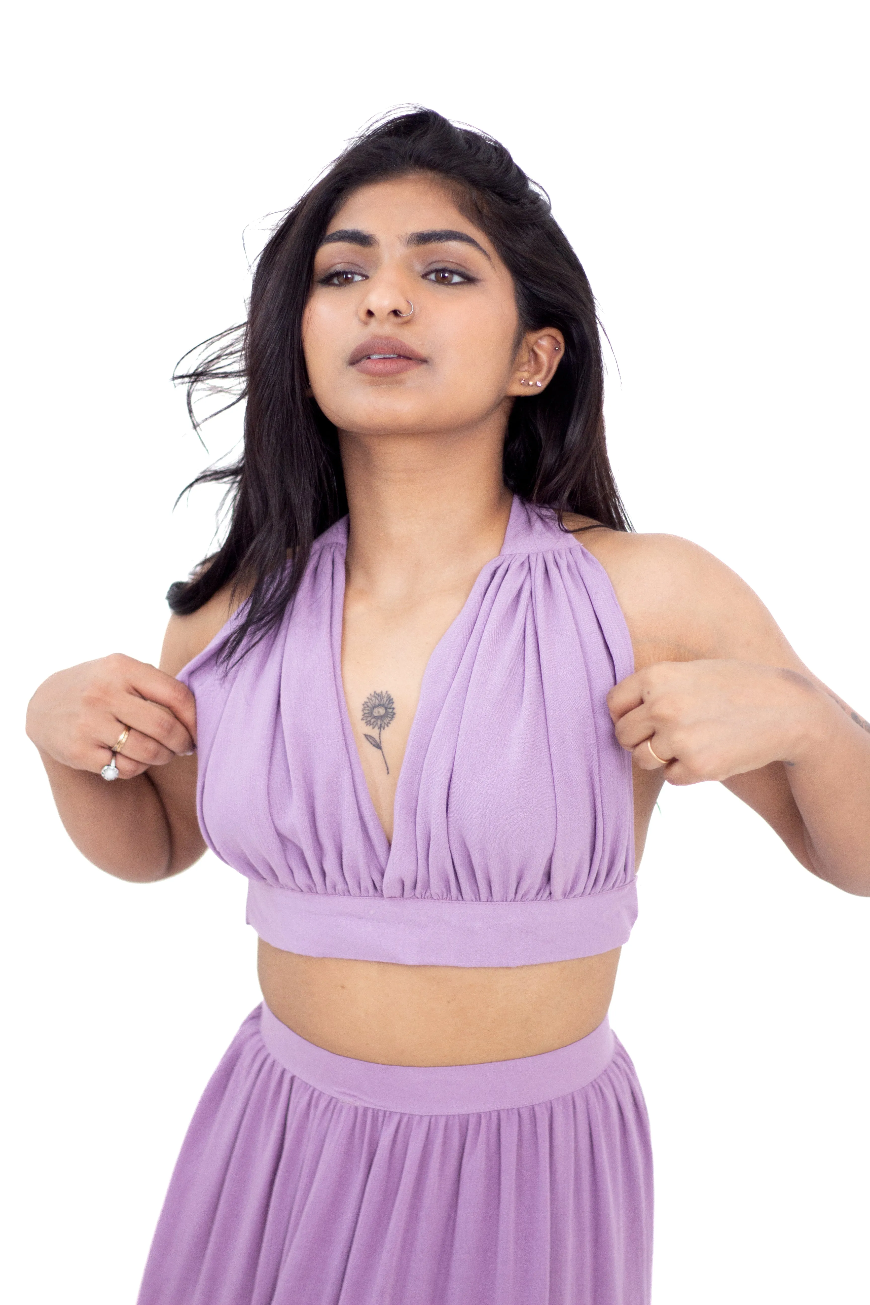 Lyla Lavender Halter Top