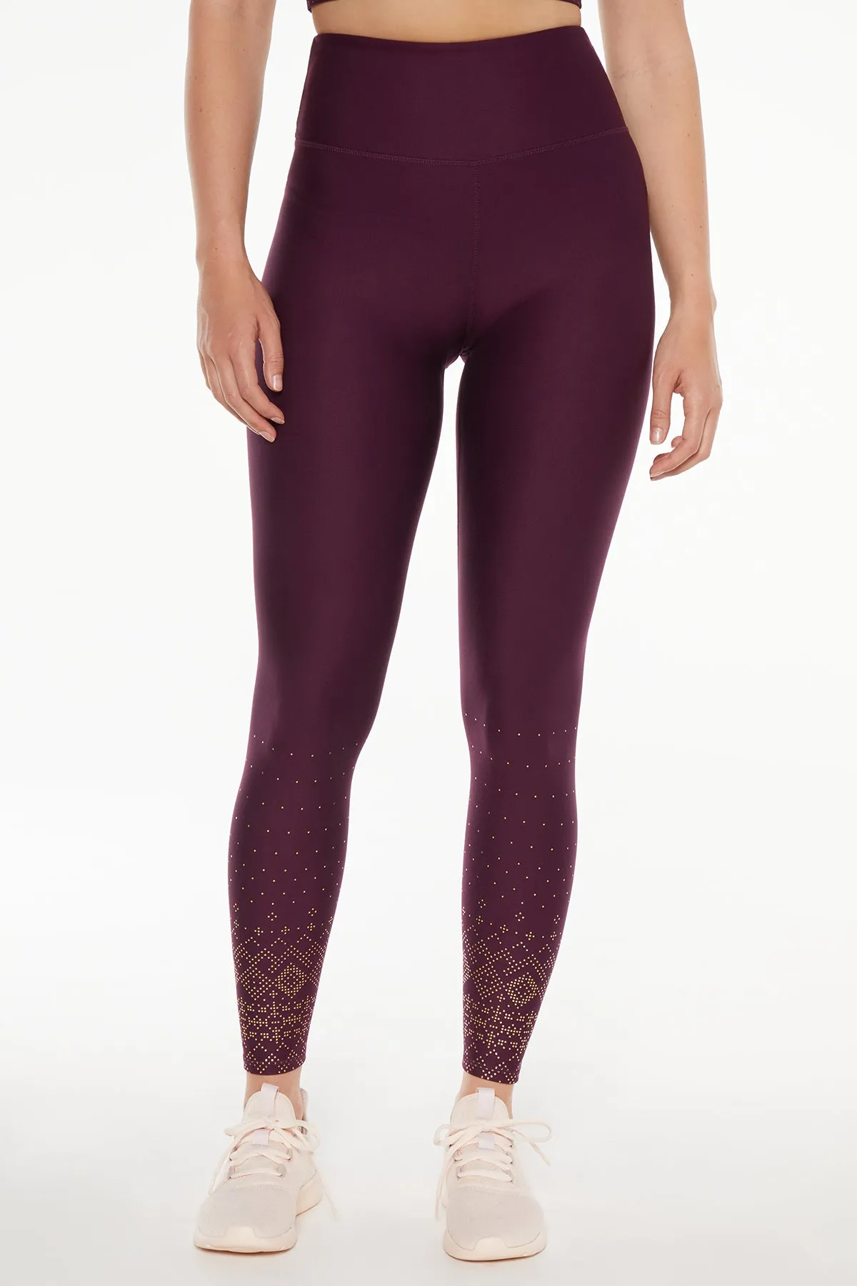 Marley Legging (Potent Purple/Gold)