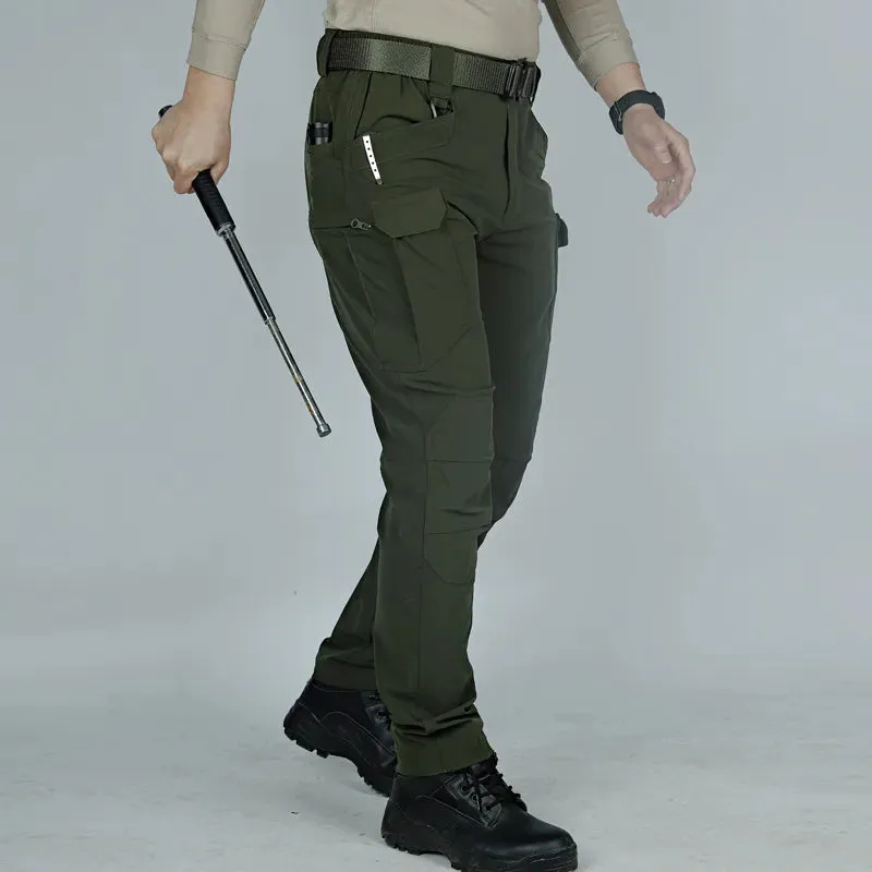 Men Slim Outdoor Waterproof Army Cargo Pants